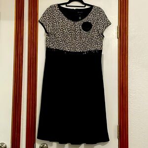 A leopard Midi Dress